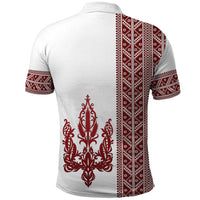 Ukraine Vyshyvanka Pattern Polo Shirt Ukrainian Trident