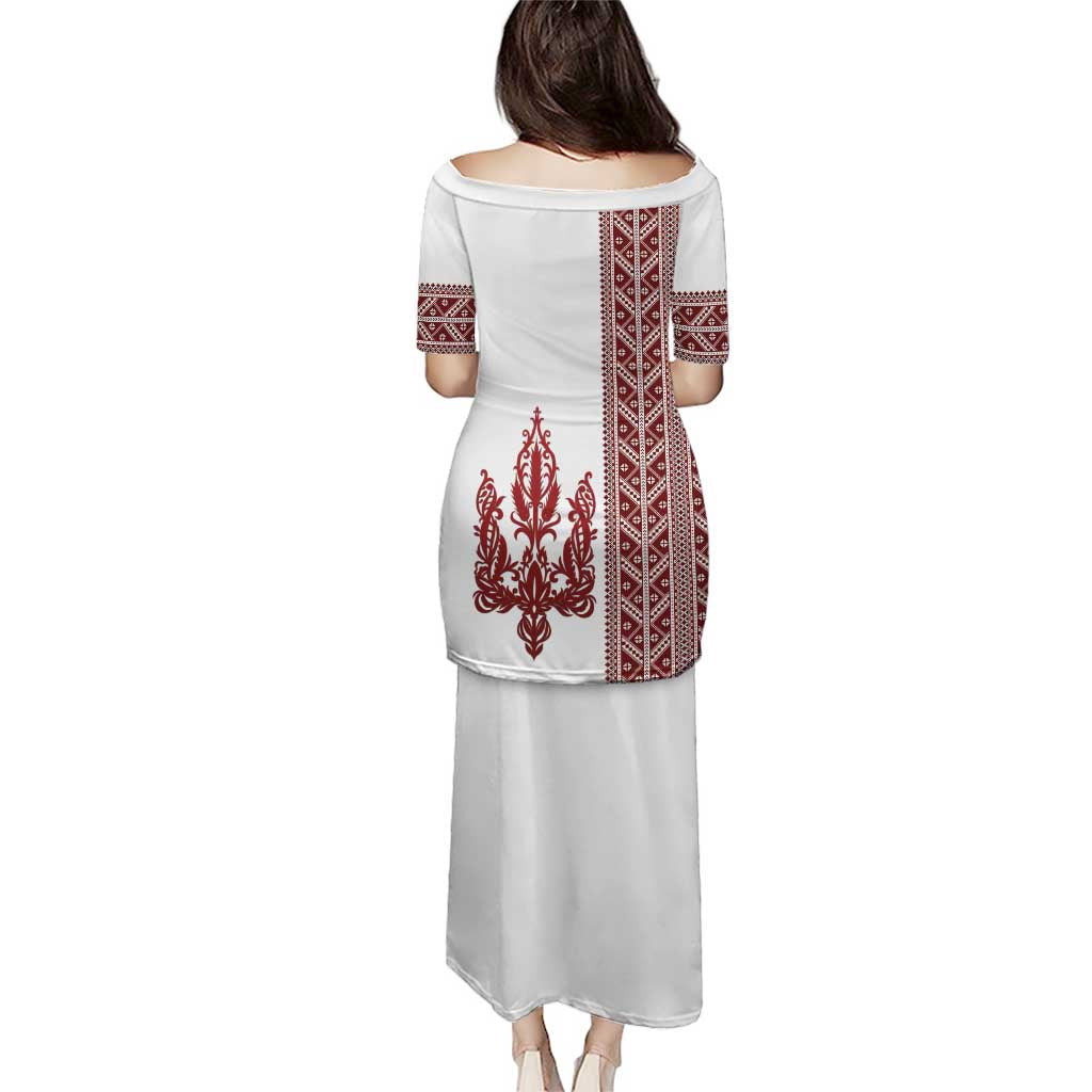 Ukraine Vyshyvanka Pattern Puletasi Ukrainian Trident