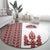 Ukraine Vyshyvanka Pattern Round Carpet Ukrainian Trident