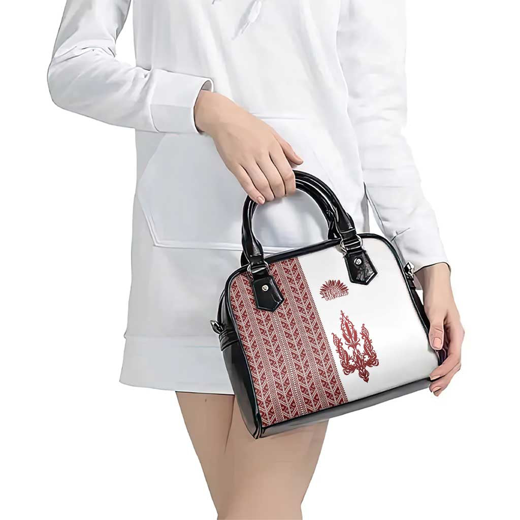 Ukraine Vyshyvanka Pattern Shoulder Handbag Ukrainian Trident