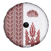 Ukraine Vyshyvanka Pattern Spare Tire Cover Ukrainian Trident