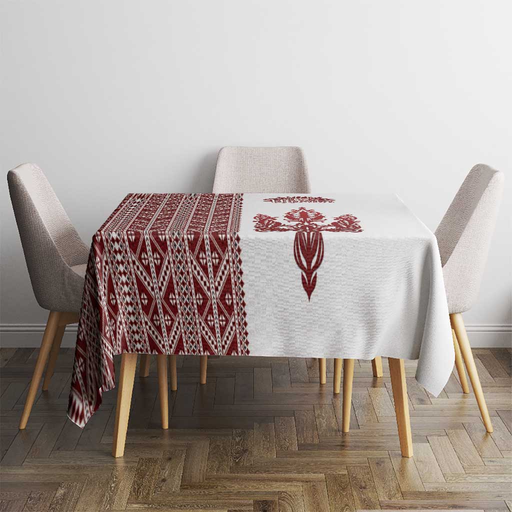 Ukraine Vyshyvanka Pattern Tablecloth Ukrainian Trident