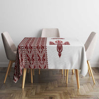 Ukraine Vyshyvanka Pattern Tablecloth Ukrainian Trident