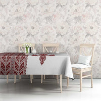 Ukraine Vyshyvanka Pattern Tablecloth Ukrainian Trident