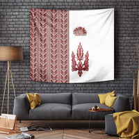Ukraine Vyshyvanka Pattern Tapestry Ukrainian Trident