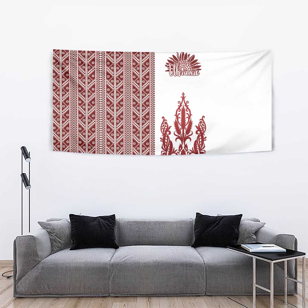 Ukraine Vyshyvanka Pattern Tapestry Ukrainian Trident