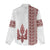 Ukraine Vyshyvanka Pattern Women Casual Shirt Ukrainian Trident