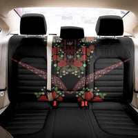 Traditional Ukrainian Costume Back Car Seat Cover Red Floral Embroidery Style
