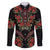 Traditional Ukrainian Costume Family Matching Summer Maxi Dress and Hawaiian Shirt Red Floral Embroidery Style