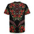 Traditional Ukrainian Costume Rugby Jersey Red Floral Embroidery Style