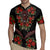 Traditional Ukrainian Costume Rugby Jersey Red Floral Embroidery Style