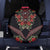 Traditional Ukrainian Costume Spare Tire Cover Red Floral Embroidery Style
