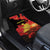 Personalized Macedonia Republic Day Car Mats Ilinden Monument Red Poppy - Wonder Print Shop