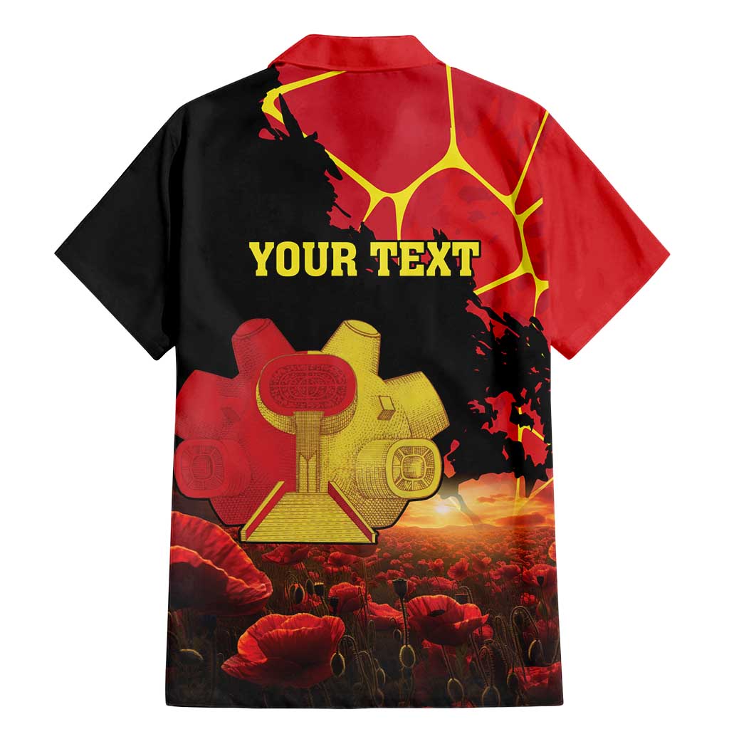 Personalized Macedonia Republic Day Family Matching Mermaid Dress and Hawaiian Shirt Ilinden Monument Red Poppy - Wonder Print Shop