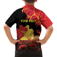 Personalized Macedonia Republic Day Family Matching Summer Maxi Dress and Hawaiian Shirt Ilinden Monument Red Poppy - Wonder Print Shop