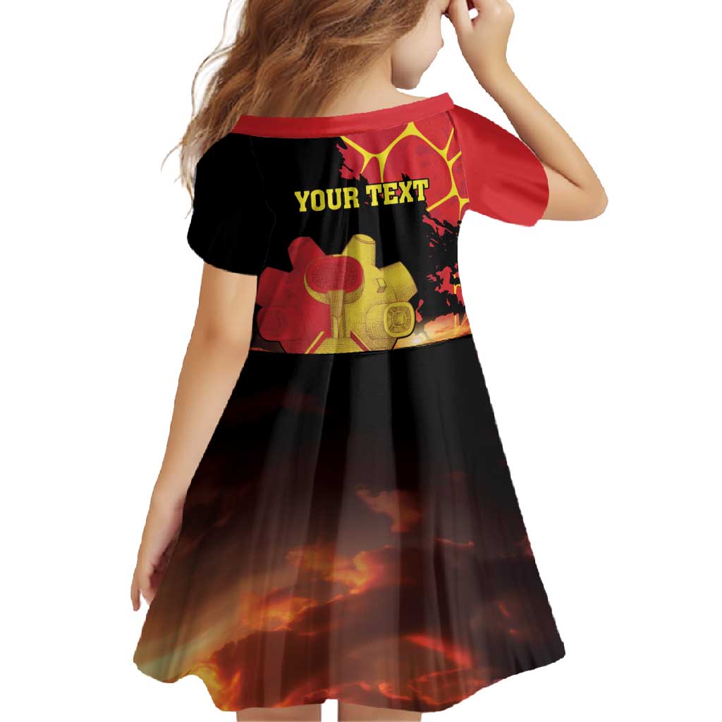 Personalized Macedonia Republic Day Family Matching Tank Maxi Dress and Hawaiian Shirt Ilinden Monument Red Poppy - Wonder Print Shop