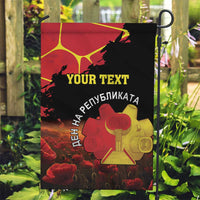 Personalized Macedonia Republic Day Garden Flag Ilinden Monument Red Poppy - Wonder Print Shop