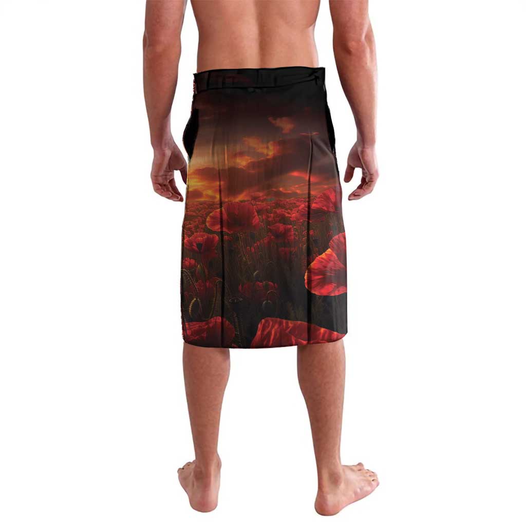 Personalized Macedonia Republic Day Lavalava Ilinden Monument Red Poppy - Wonder Print Shop