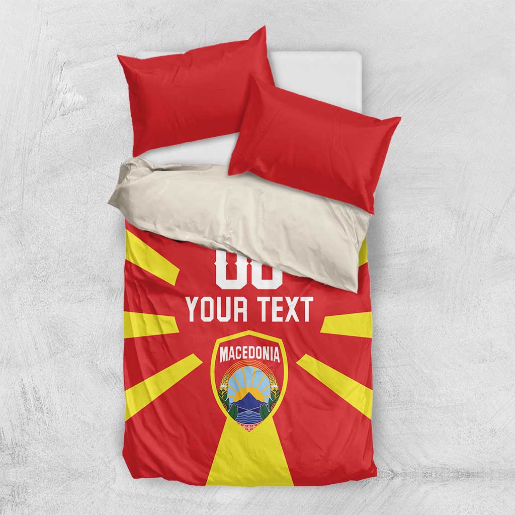 Custom Macedonia Bedding Set Flag Style - Wonder Print Shop