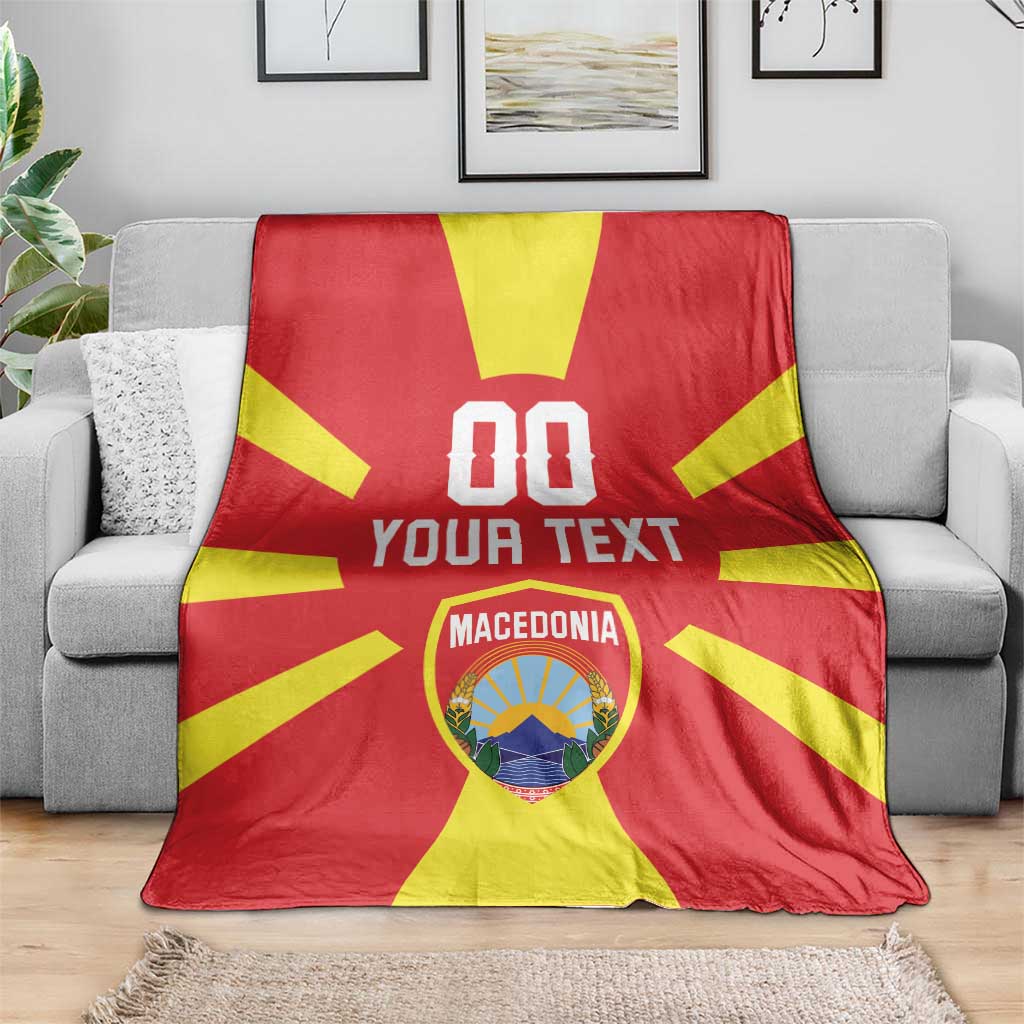 Custom Macedonia Blanket Flag Style - Wonder Print Shop