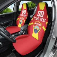 Custom Macedonia Car Seat Cover Flag Style - Wonder Print Shop