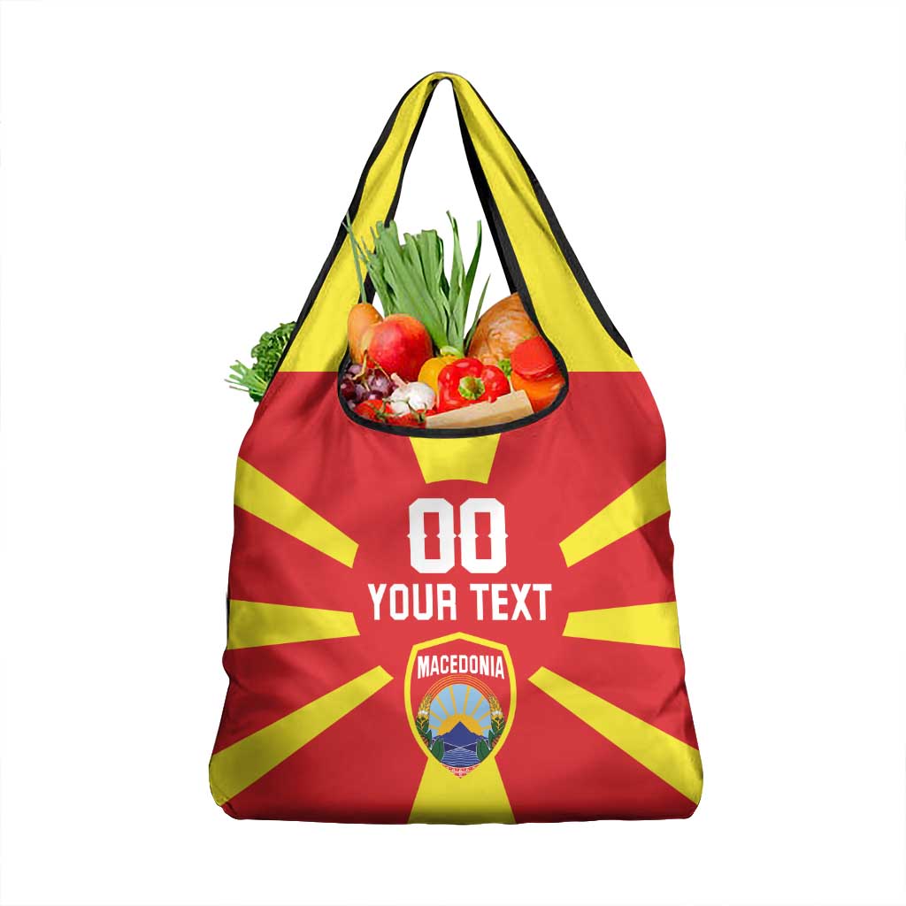 Custom Macedonia Grocery Bag Flag Style - Wonder Print Shop