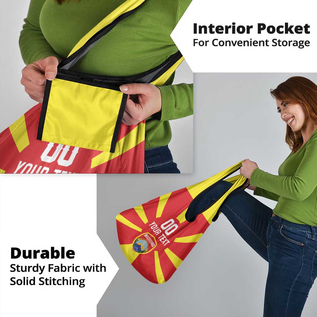 Custom Macedonia Grocery Bag Flag Style - Wonder Print Shop