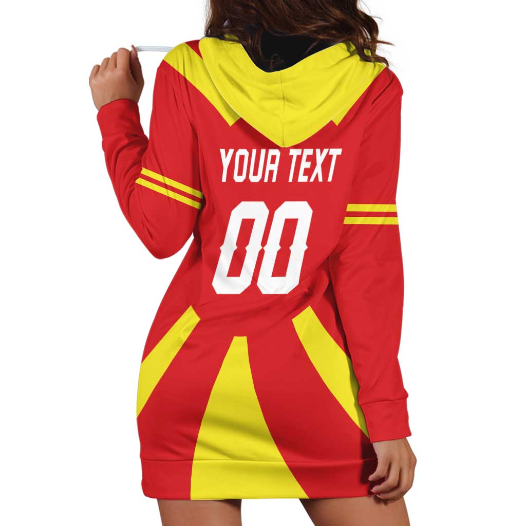 Custom Macedonia Hoodie Dress Flag Style - Wonder Print Shop