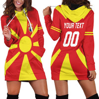 Custom Macedonia Hoodie Dress Flag Style - Wonder Print Shop
