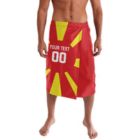 Custom Macedonia Lavalava Flag Style - Wonder Print Shop