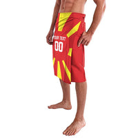 Custom Macedonia Lavalava Flag Style - Wonder Print Shop