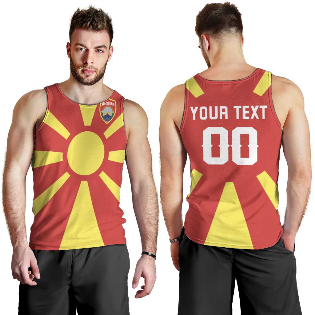 Custom Macedonia Men Tank Top Flag Style - Wonder Print Shop