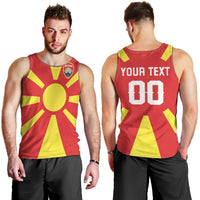 Custom Macedonia Men Tank Top Flag Style - Wonder Print Shop