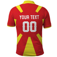 Custom Macedonia Polo Shirt Flag Style - Wonder Print Shop