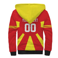 Custom Macedonia Sherpa Hoodie Flag Style - Wonder Print Shop