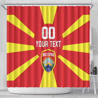 Custom Macedonia Shower Curtain Flag Style - Wonder Print Shop