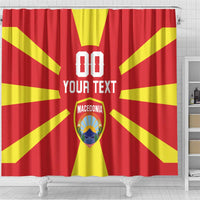 Custom Macedonia Shower Curtain Flag Style - Wonder Print Shop