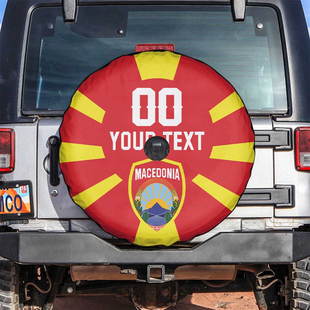 Custom Macedonia Spare Tire Cover Flag Style - Wonder Print Shop