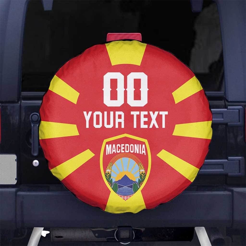 Custom Macedonia Spare Tire Cover Flag Style - Wonder Print Shop