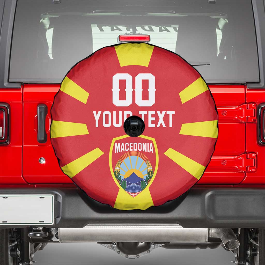 Custom Macedonia Spare Tire Cover Flag Style - Wonder Print Shop