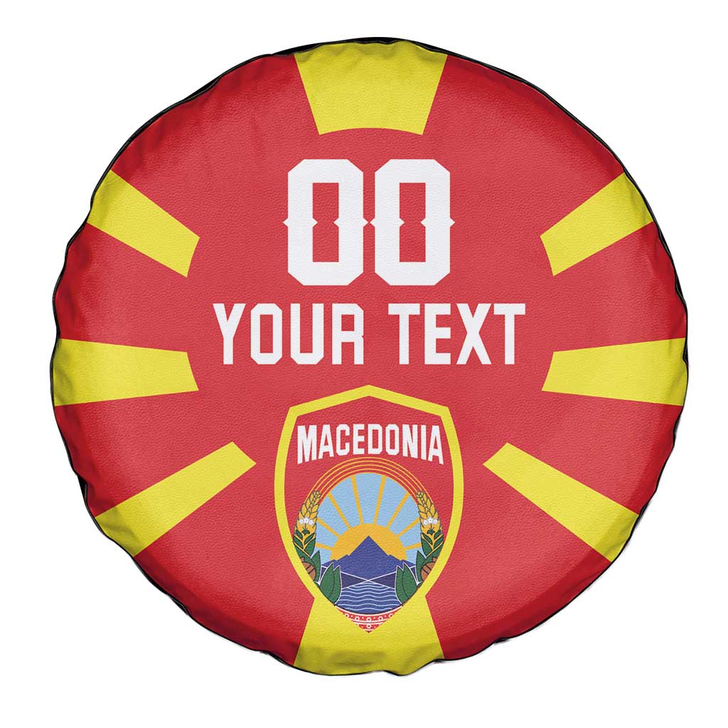 Custom Macedonia Spare Tire Cover Flag Style - Wonder Print Shop