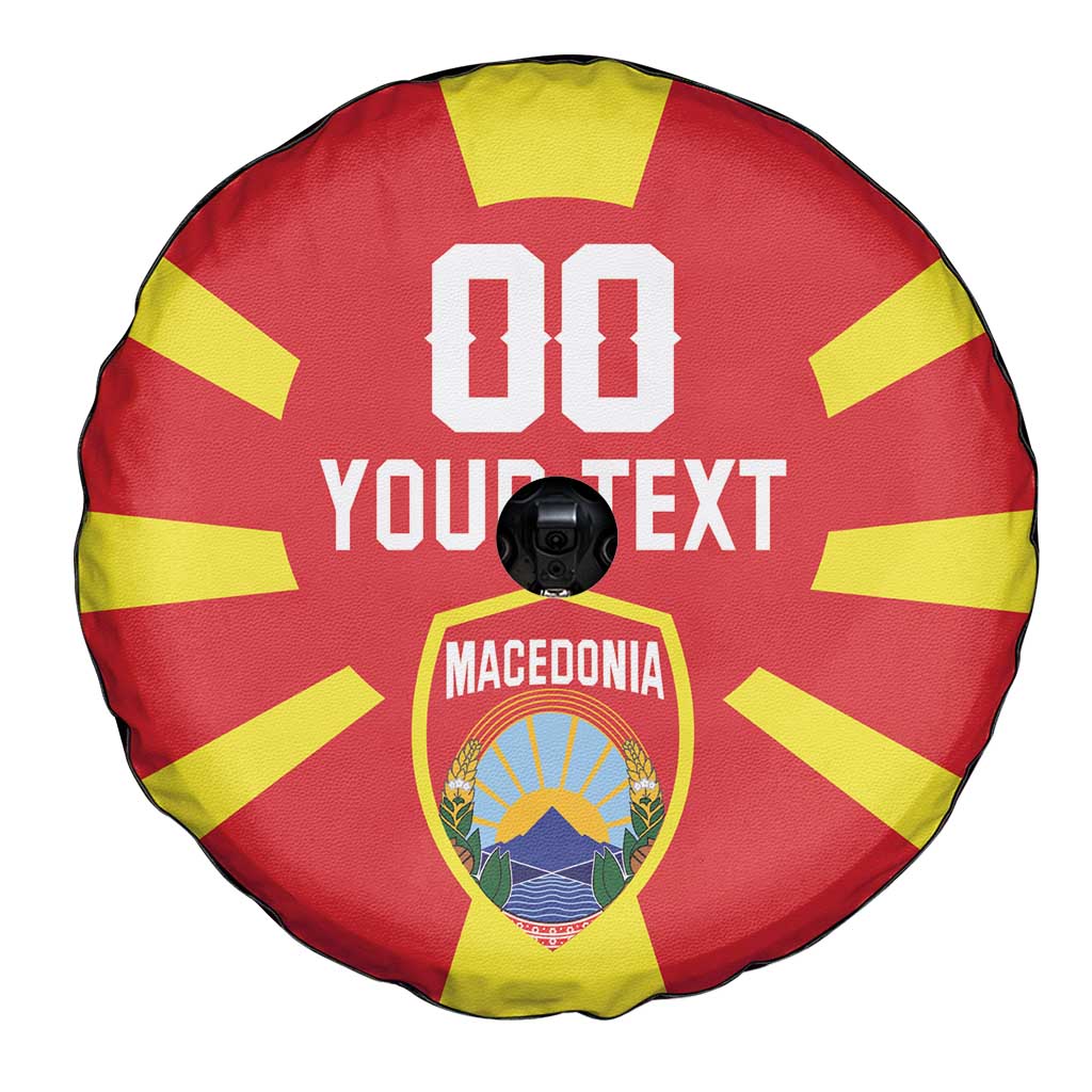 Custom Macedonia Spare Tire Cover Flag Style - Wonder Print Shop