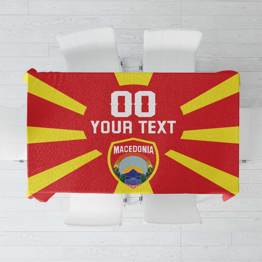 Custom Macedonia Tablecloth Flag Style - Wonder Print Shop