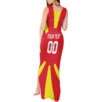 Custom Macedonia Tank Maxi Dress Flag Style - Wonder Print Shop