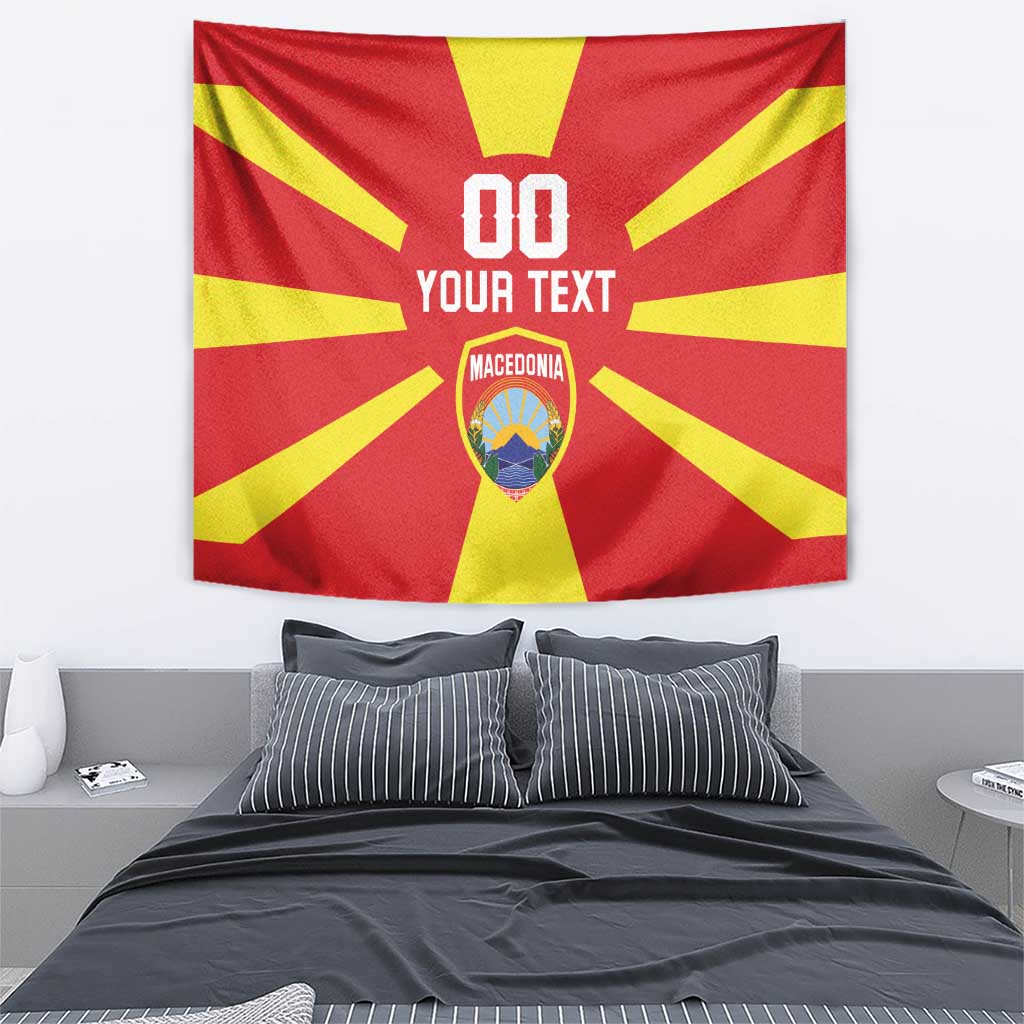 Custom Macedonia Tapestry Flag Style - Wonder Print Shop