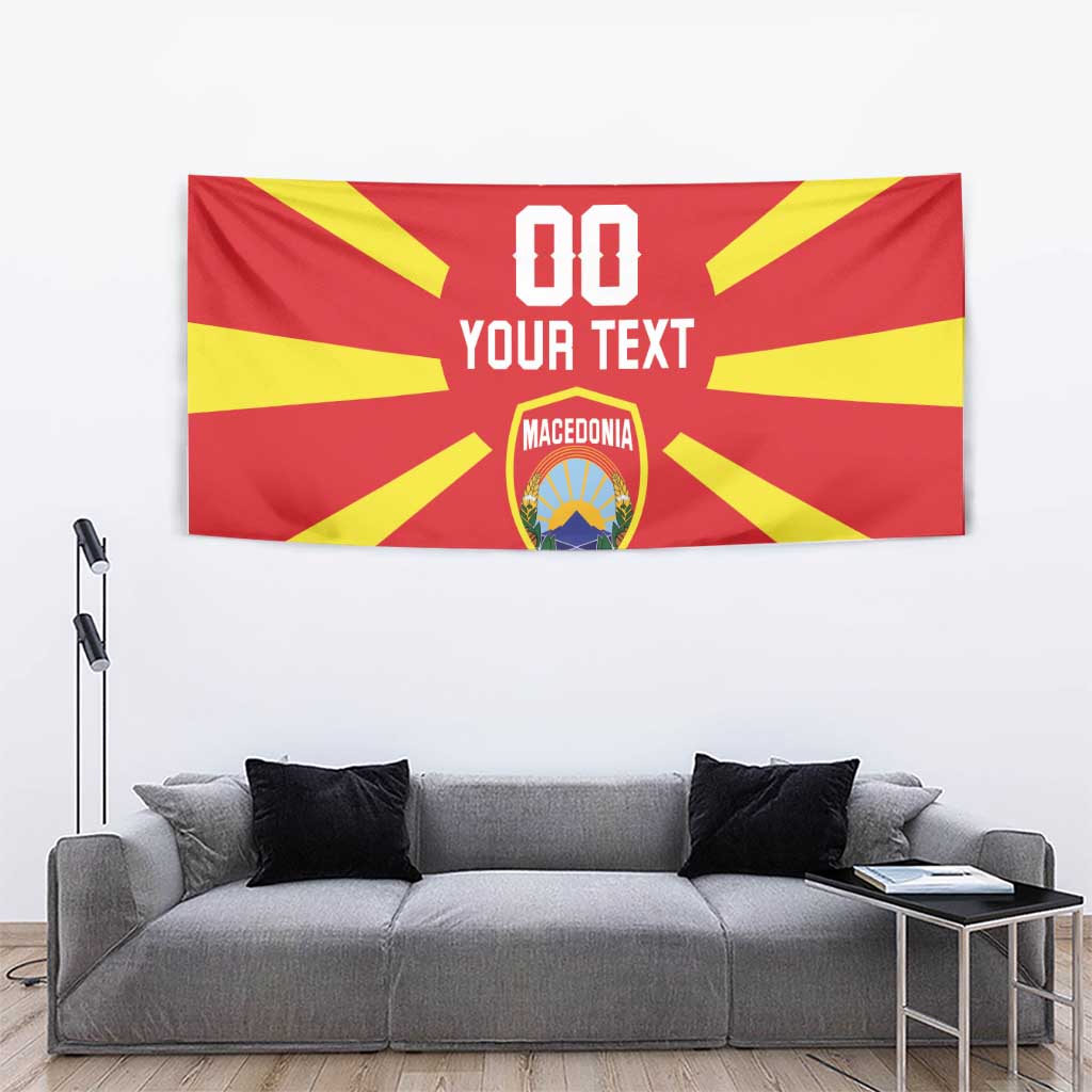Custom Macedonia Tapestry Flag Style - Wonder Print Shop