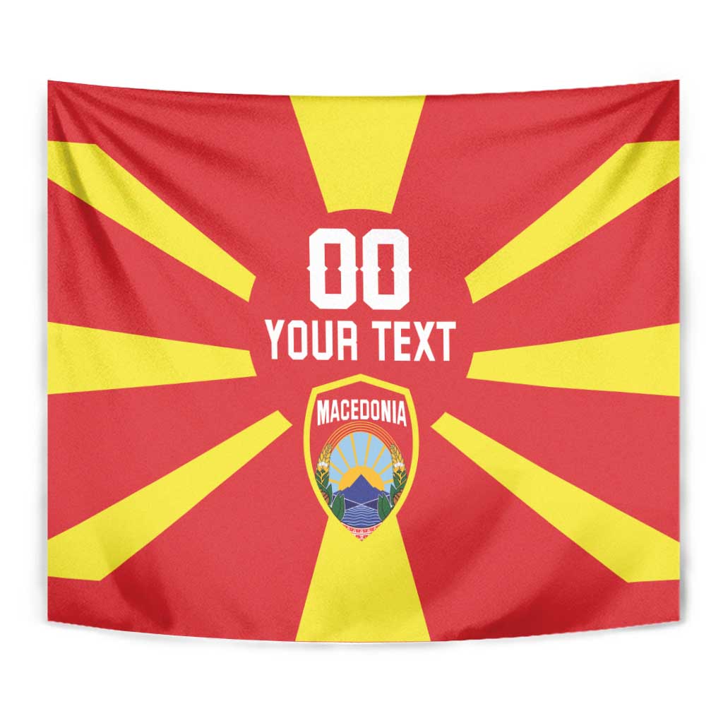 Custom Macedonia Tapestry Flag Style - Wonder Print Shop