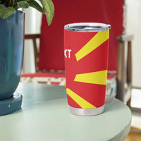 Custom Macedonia Tumbler Cup Flag Style - Wonder Print Shop