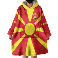 Custom Macedonia Wearable Blanket Hoodie Flag Style - Wonder Print Shop