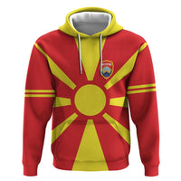 Custom Macedonia Zip Hoodie Flag Style - Wonder Print Shop